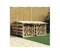 Pergolas avec toits 4 pcs 100x90x100 cm Bois de pin imprégné
