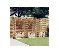 vidaXL Pergolas avec toits 3 pcs - Bois de pin imprégné
