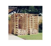 vidaXL Pergolas avec toits 4 pcs 100x90x200 cm - Bois