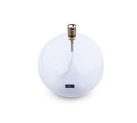 Peri Glass - Lampe A Huile Ronde DIAMETRE 13 CM Meche Laiton