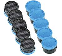 Perlator Longlife Lot de 10 robinets d'aération, pour robinet M24 M22, filtre de cuisine, pour évier de lavabo, économie d'eau et raccord rapide