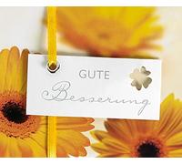 Perleberg Carte de rétablissement avec un beau motif - Collection Midi - Carte « Loving Good Well Soon » - Cadeau pour femme et homme - Carte avec enveloppe - 5,2 x 7,4 cm
