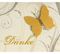 Perleberg Cartes de remerciement - Collection Midi - Carte de remerciement adorable - Cartes de remerciement avec enveloppe - Cadeau de remerciement - Cartes de remerciement de qualité supérieure avec