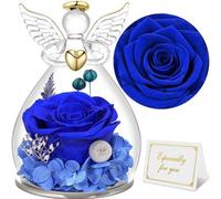 Perles de l'éternité - Ange en verre, cadeau d'anniversaire pour les mamans et les femmes, cadeau pour les grands-mères, cadeau pour la fête des mères, cadeau de Noël, cadeau d'amour pour la Saint-Val