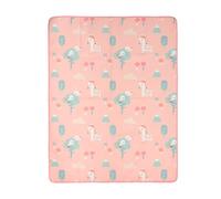 PERLETTI Alèse Imperméable Enfant 50x70 cm - Protège Matelas Bébé Étanche et Respirant - Protection Lit Anti Fuite et Anti Tache - Douce, Lavable et Durable - Motif Lama