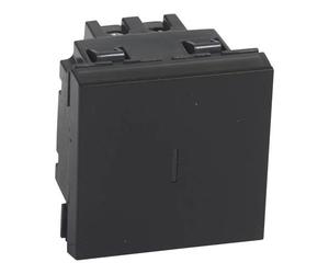 Permutateur 10AX 250V~ Easy-Led Mosaic - 2 modules - Noir mat - 079321L - Legrand