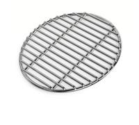 Perodlly Grille de Gril en Acier Inoxydable, Remplacement de Grille Barbecue Ronde très épaisse pour Les Grils Kamado en émail, 18 Pouces, sans poignée.
