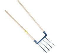 Aerogrif' 4 dents 2 manches 1,10 m, type Grelinette, outil de jardinage biologique