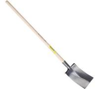 PERRIN - Bêche Bretagne polie 28 tranchant droit manche pomme G