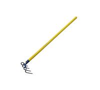 PERRIN - Croc à fumier court à douille 4 dents 14 cm manche compo tube 115 G