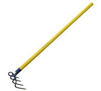 PERRIN - Croc à fumier court à douille 4 dents 14 cm manche compo tube 115 G