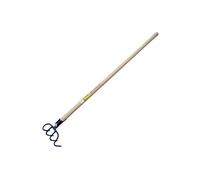 Outils Perrin Croc à Fumier Courte Emmanché Droit 135, 4 Dents, 14cm Largeur