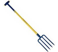 PERRIN - Fourche à bêcher à douille 4 dents 29 cm manche tri-gripp en T 90
