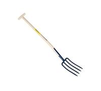 PERRIN - Fourche à bêcher à soie 4 dents 30 manche béquille tournée G