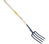 PERRIN - Fourche à bêcher à soie 4 dents 30 manche pomme G