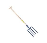 PERRIN - Fourche à bêcher douille 4 dents 27 cm manche en T G