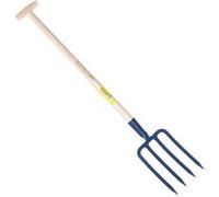PERRIN - Fourche à bêcher douille 4 dents 27 cm manche en T G