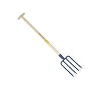 PERRIN - Fourche à bêcher douille 4 dents 29 cm manche béquille