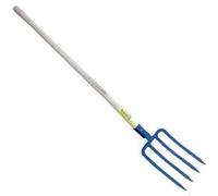 PERRIN - Fourche à bêcher douille 4 dents 29 cm manche pomme