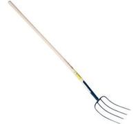 PERRIN - Fourche à fumier à soie 4 dents manche pomme G