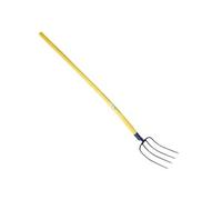 Outils Perrin Fourche à Fumier à Douille Emmanché Composite Tubé 135, 4 Dents, 30cm Largeur