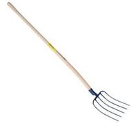 Outils Perrin Fourche à Fumier à Douille Emmanché Cintré 135, 5 Dents, 30cm Largeur