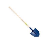 Pelle ronde col de cygne tête 29 cm manche en bois 110 cm