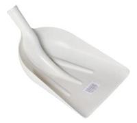 Outils perrin Pelle Plastique sans Manche avec Etiq Alimentaire, 42cm x 37cm, Blanc