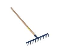 PERRIN - Râteau 14 dents courbes emmanché 1,5m soudé