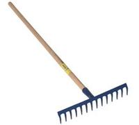 PERRIN - Râteau 16 dents courbes emmanché 1,5m G