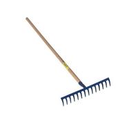 PERRIN - Râteau forgé 14 dents courbes manche bois 1,65 m