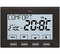 Perry 1TPTE029A Thermostat Mural Numérique, 230 V, Noir