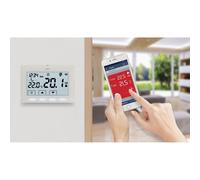 Perry 1tx cr029wifi Thermostat WiFi 230 V Blanc avec écran LCD 4,3"