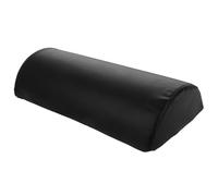PERSELOSO Coussin Traversin Demi-Rond Noir en Mousse Mémoire pour Spa et Salons de Beauté, Support Ergonomique pour Pieds de Table de Massage, Rehausseur Confortable, Coussin Pieds Table