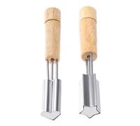 PERSELOSO Emporte-pièces Forme Cœur et Étoile 2pcs pour Biscuits en Acier Inoxydable Facile à Entretenir Ranger, Pâtisserie Maison DIY