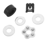 PERSELOSO Pièce de Rechange pour Chaise Circlip Anti-, Compatible Plupart des Vérins à Gaz pour Fauteuil de Bureau, en Plastique et Métal Solide