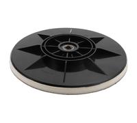 PERSELOSO Plateau de Ponçage Patin de Rechange pour Ponceuse, Mousse Noire, Filetage Plat, Fixation Auto-adhésive, Remplacement Facile du Papier, pour Polissage de Grandes Surfaces