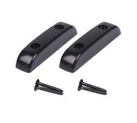 PERSELOSO Repose-pouce en Plastique Noir pour Guitare Basse Lot de 2 Sets de Souples Offrant Protection du Doigt et Confort pour Instrument de Musique