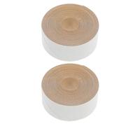 PERSELOSO Ruban Adhésif de Bordure 2 Rouleaux en Tissu Beige pour Abat-jour Auto-adhésifs, Matériau en Tissu, Finition Élégante, Compatible pour Réparation D'abat-jour