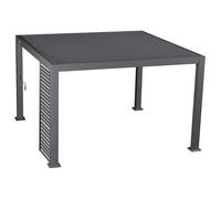 Persienne fixe EVORA Graphite Pour Côté 3 m - 1/3 0,9 x 2,4 Aluminium traité époxy Hespéride