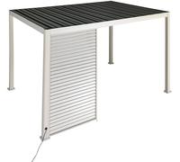 Persienne coulissante EVORA Argile Pour Côté 4 m - 1/3 1,2 x 2,3 Aluminium traité époxy Hespéride