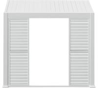 Persienne coulissante EVORA Blanche Pour Côté 3,6 m - 3,4 x 2,3 Aluminium traité époxy Hespéride