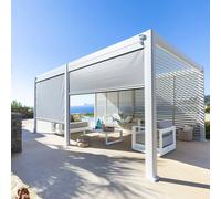 Persienne EVORA Blanche Pour Côté 3 m - 1/3 0,9 x 2,4 Aluminium traité époxy Hespéride