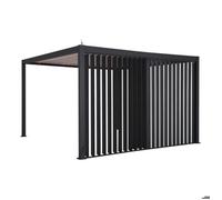 Persienne pour pergola Evora 3m gris graphite - Hespéride