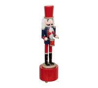 Personnage Musical Casse Noisette 31cm Rouge
