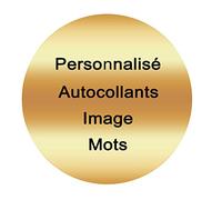 Personnalisé Autocollants Étiquettes Stickers Gommettes Autocollantes Personnalisable pour La Fête De Mariage De Logo D'entreprise, 100 200 500 1000 Pcs (5x5cm, Rond)