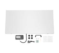 Pèse-animal - 300 kg - Balance vétérinaire - Balance vétérinaire - Avec écran LCD externe - Grande plateforme en acier inoxydable - 103 x 53 cm - Unité de pesée kg/oz/lb
