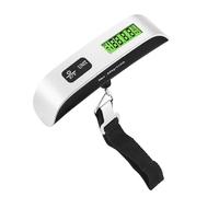 Pèse-Bagage Numérique - Balance à Bagages 50kg avec Écran LCD et Fonction Tare | Balance Suspendue Portable avec Crochet Métallique pour Voyage Valises Colis Pêche Camping Déménagement Achats