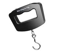 Pèse-bagages électronique, balance à bagages numérique de voyage - Balance de poids pour bagages 110lb/50kg, écran LCD rétroéclairé, balance à poisson numérique - Accessoires de voyage, balance