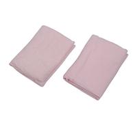 Pesfehhy 2x 100% Coton Lit de Equipee Plats Hydrofuge Draps 100cm*140cm pour Lit -Rose